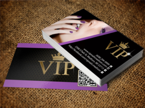 Visitenkarten-Design von Lanka Ama für VIP Nails & Spa | Design: #8502956