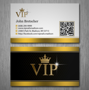 Visitenkarten-Design von Lanka Ama für VIP Nails & Spa | Design: #8502960