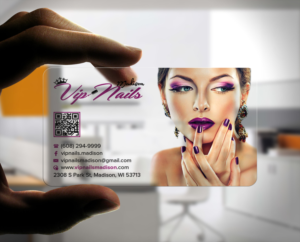 VIP nails & Spa - Business Card for Nail Salon | Visitenkarten-Design von Stylez Designz