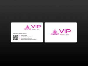 Diseño de Tarjeta de Presentación por Creations Box 2015 para VIP Nails & Spa | Diseño: #8515103