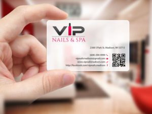 Visitenkarten-Design von Creations Box 2015 für VIP Nails & Spa | Design: #8515111