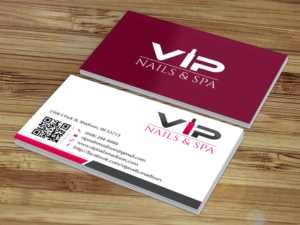 Visitenkarten-Design von Creations Box 2015 für VIP Nails & Spa | Design: #8515113