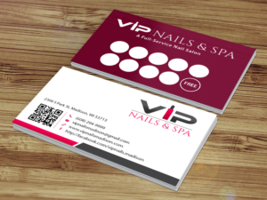 Visitenkarten-Design von Creations Box 2015 für VIP Nails & Spa | Design: #8529491