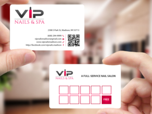 Visitenkarten-Design von Creations Box 2015 für VIP Nails & Spa | Design: #8529493