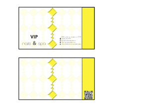 Diseño de Tarjeta de Presentación por Despina para VIP Nails & Spa | Diseño: #8515990