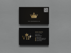 Diseño de Tarjeta de Presentación por chandrayaan.creative para VIP Nails & Spa | Diseño: #8506207