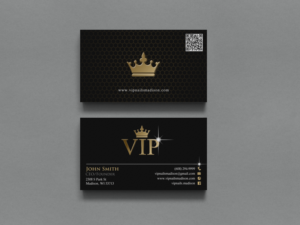 Diseño de Tarjeta de Presentación por chandrayaan.creative para VIP Nails & Spa | Diseño: #8520186