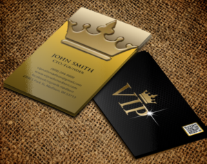 VIP nails & Spa - Business Card for Nail Salon | Visitenkarten-Design von chandrayaan.creative