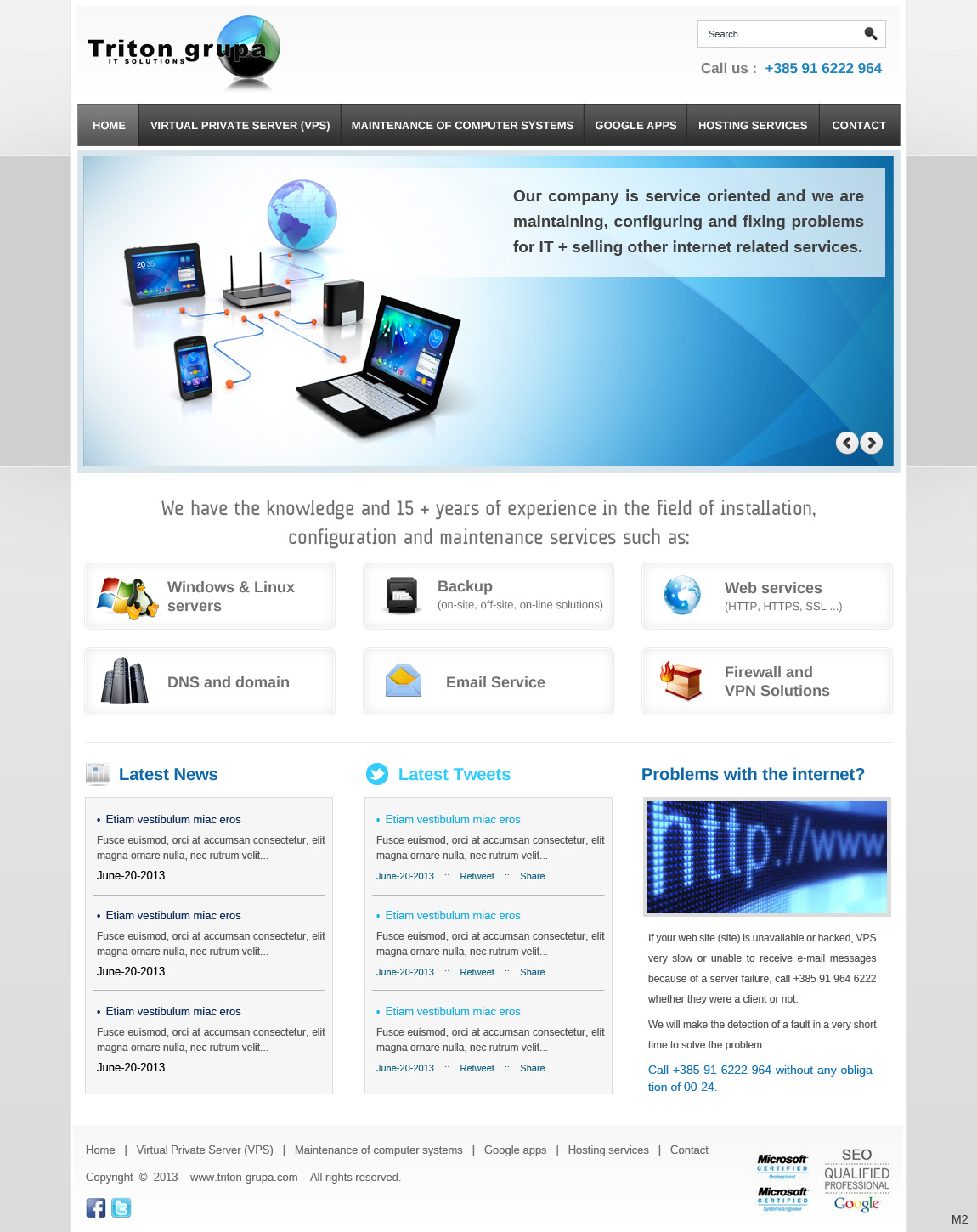 Web Design by pb for Triton grupa d.o.o. | Design #1995570