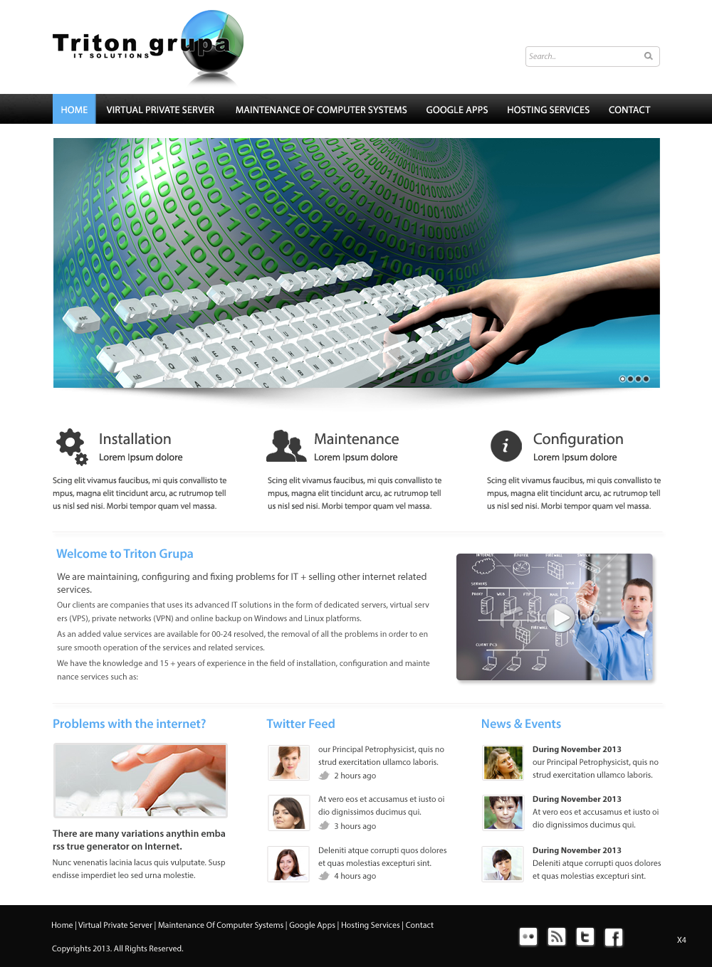 Web-Design von pb für Triton grupa d.o.o. | Design #2005297