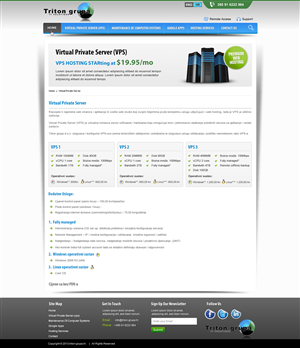 Web-Design von Sbss für Triton grupa d.o.o. | Design: #2052023