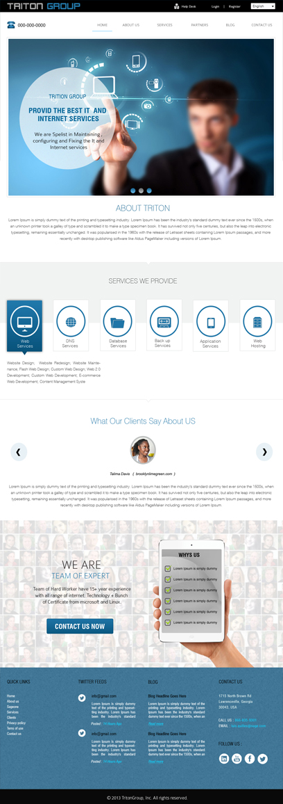 Web-Design von Harpreet Singh für Triton grupa d.o.o. | Design #2009566