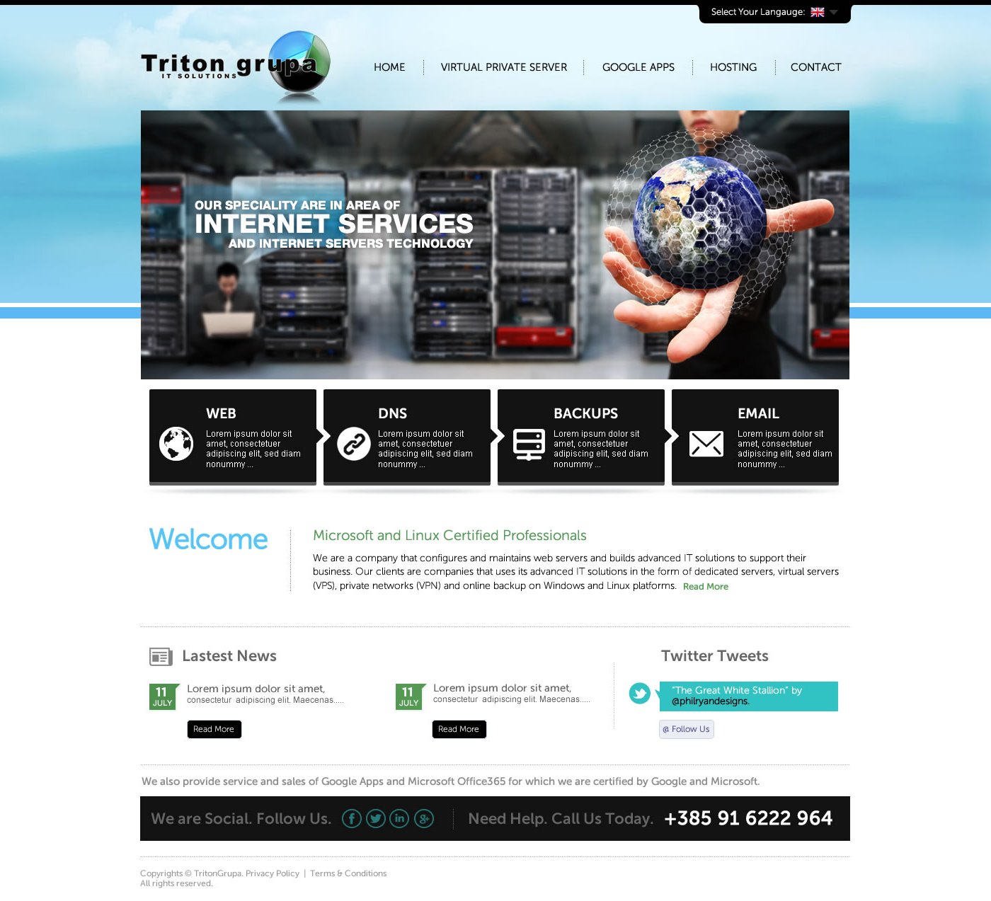 Web Design by TechWise for Triton grupa d.o.o. | Design #2030684