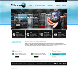 Web Design by TechWise for Triton grupa d.o.o. | Design #2030684