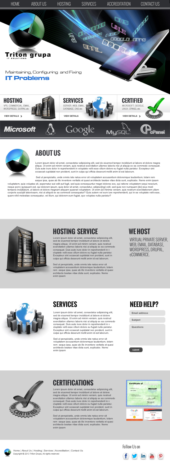 Web-Design von jeckx2 für Triton grupa d.o.o. | Design #2025206