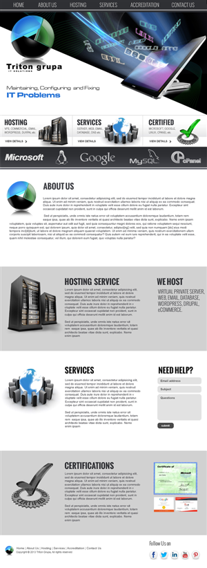 Web-Design von jeckx2 für Triton grupa d.o.o. | Design: #2025206