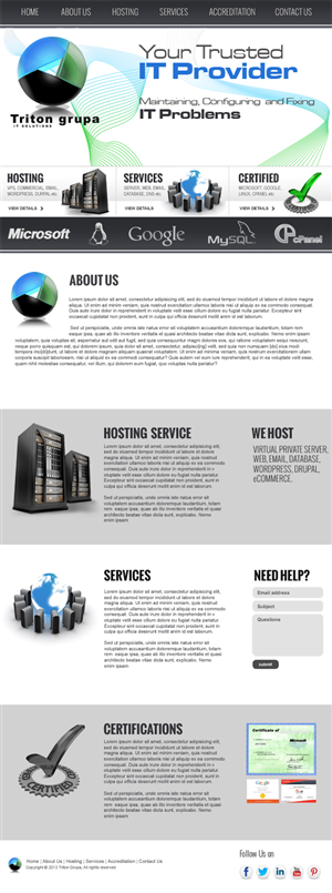 Web-Design von jeckx2 für Triton grupa d.o.o. | Design: #2025208