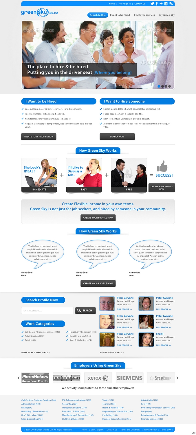 Web Design by pb for this project | Design #2000443