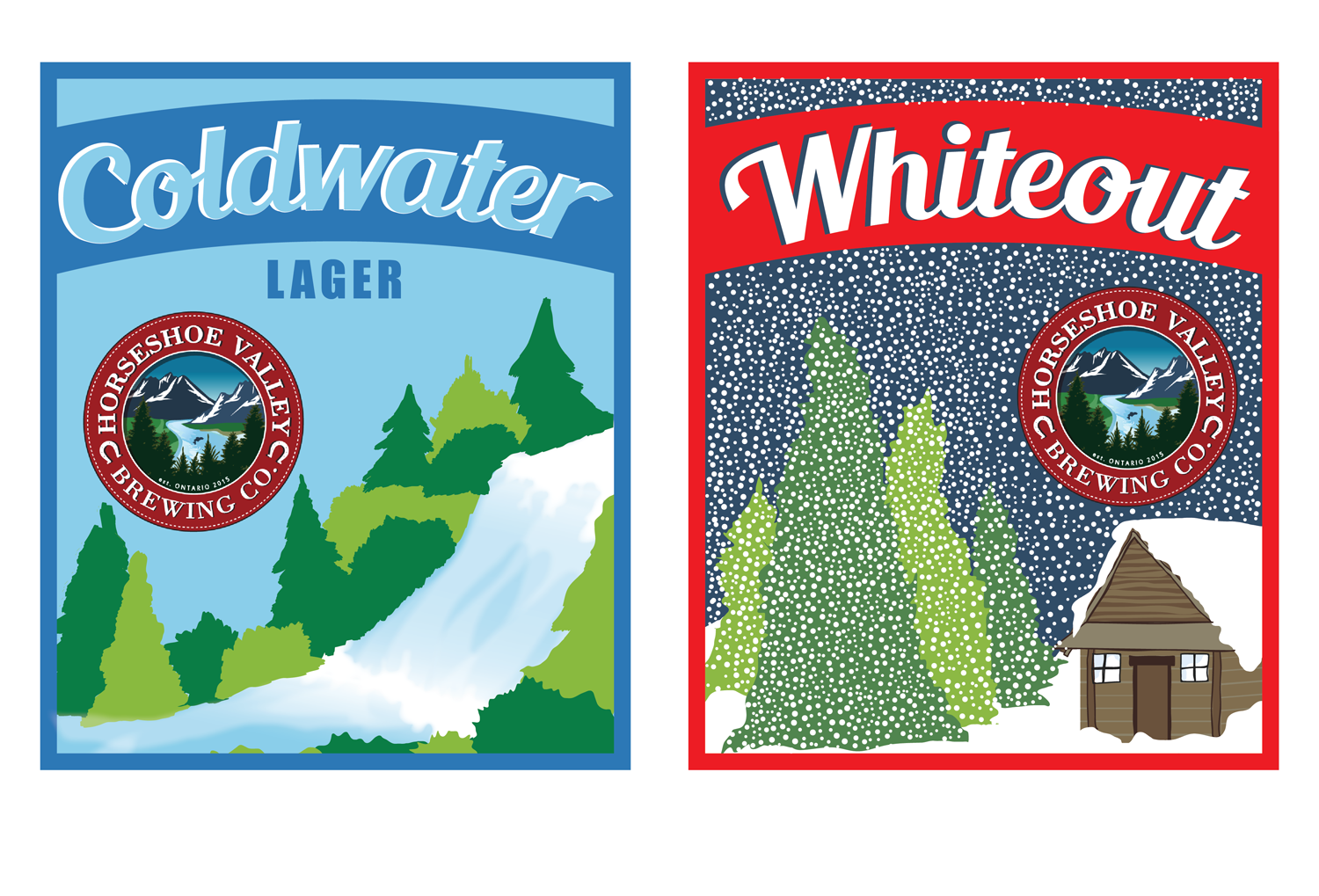 Packaging Design by Jillanne C. for Horseshoe Valley Brewing Company | Design #8528520