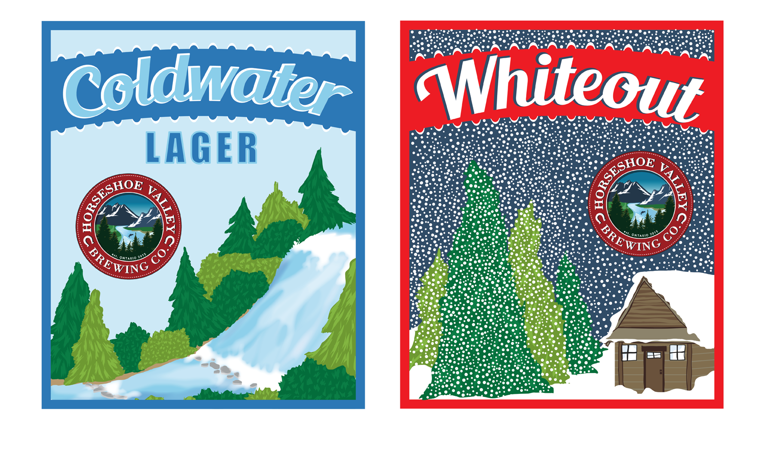 Packaging Design by Jillanne C. for Horseshoe Valley Brewing Company | Design #8536646