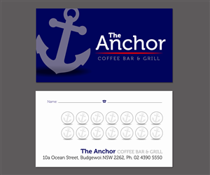 The Anchor Coffee Bar & Grill | Visitenkarten-Design von see why