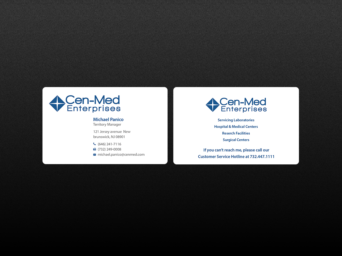 Business Card Design by Creations Box 2015 for Cenmed Enterprises | Design #8475089