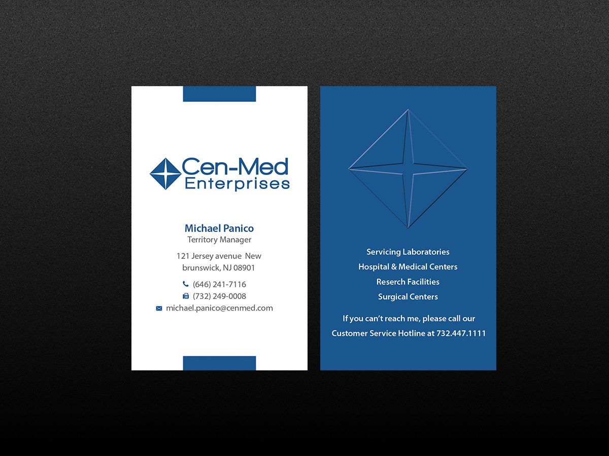 Business Card Design by Creations Box 2015 for Cenmed Enterprises | Design #8475090