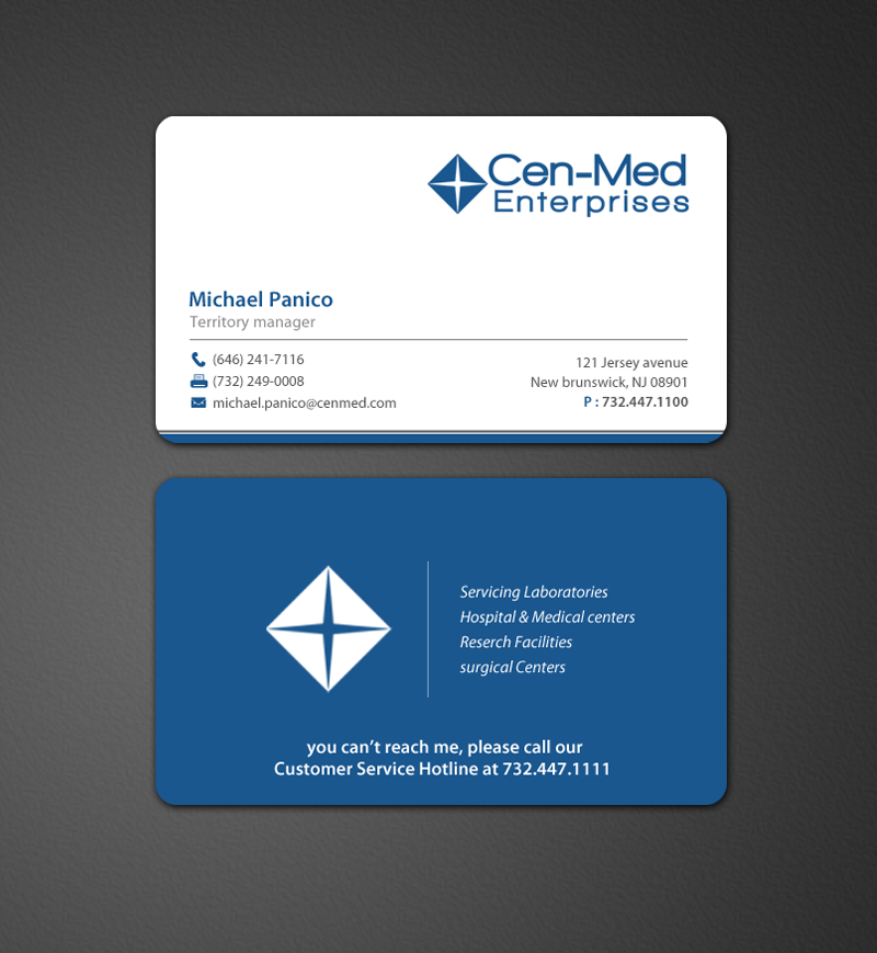 Business Card Design by chandrayaan.creative for Cenmed Enterprises | Design #8766837