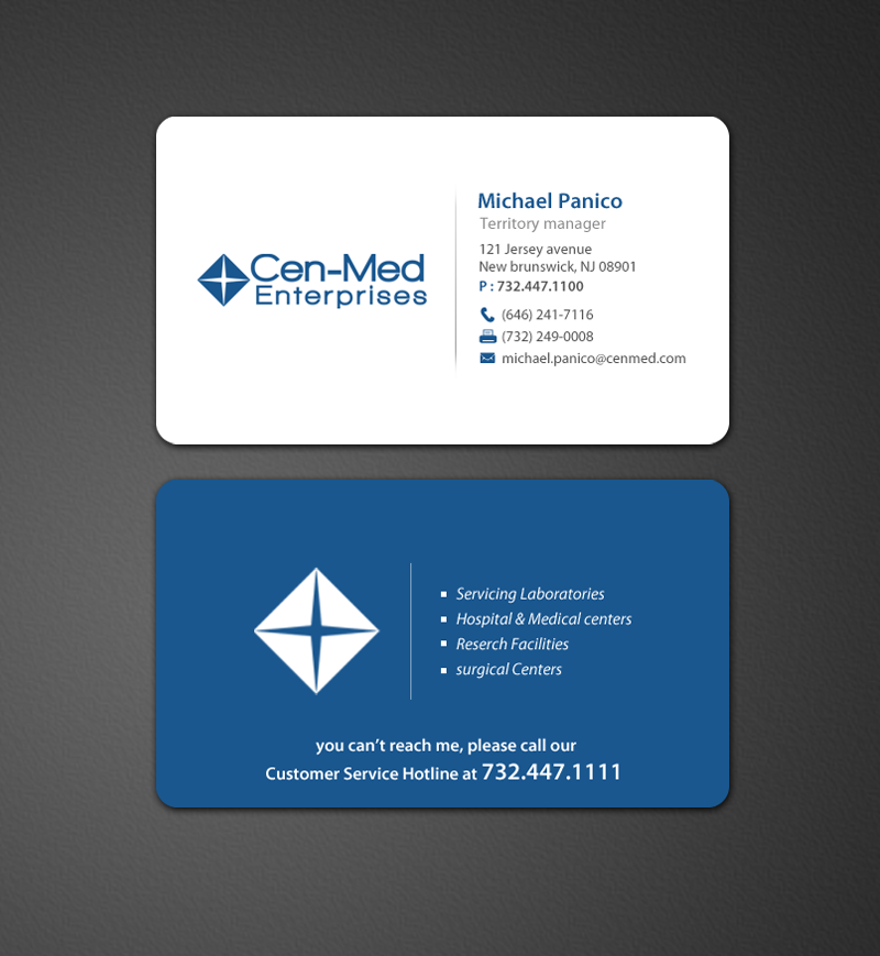 Business Card Design by chandrayaan.creative for Cenmed Enterprises | Design #8766839