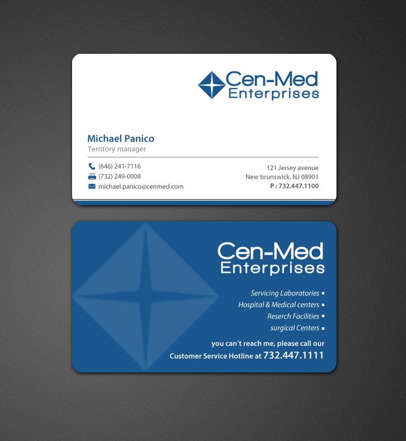 Business Card Design by chandrayaan.creative for Cenmed Enterprises | Design #8766843