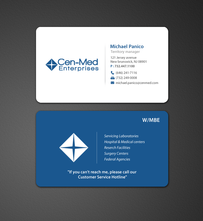 Business Card Design by chandrayaan.creative for Cenmed Enterprises | Design #9181176
