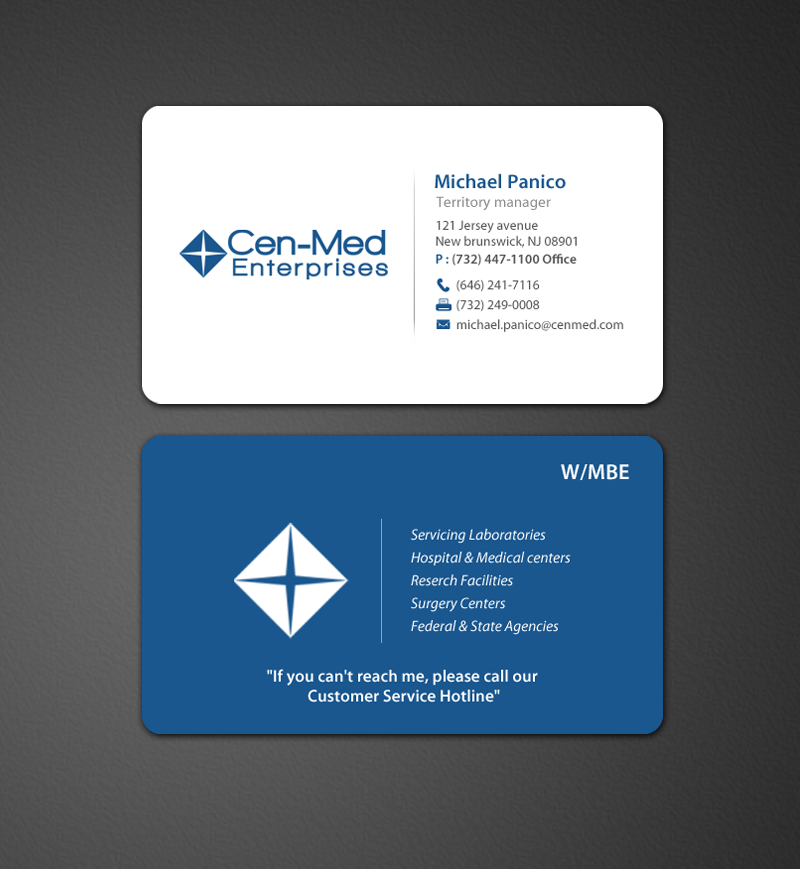 Business Card Design by chandrayaan.creative for Cenmed Enterprises | Design #9219367
