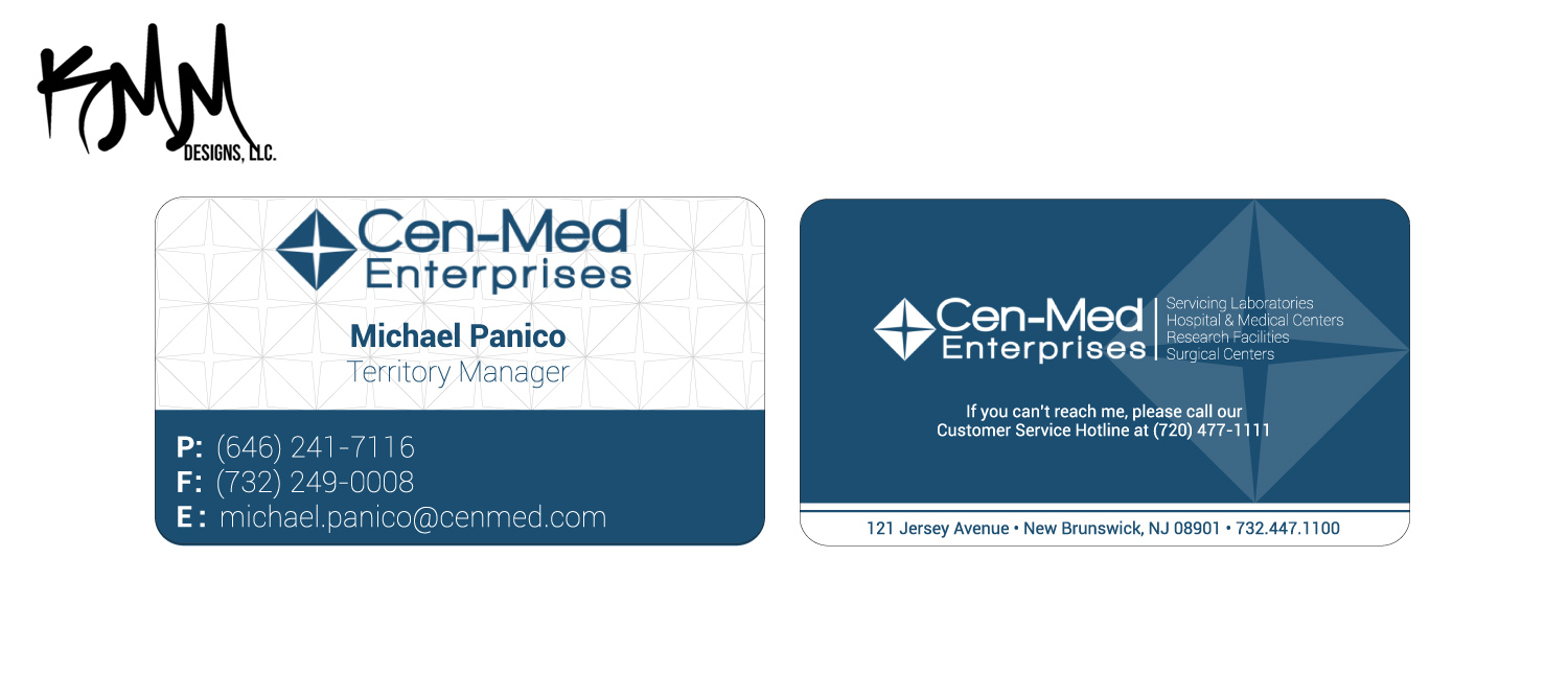 Business Card Design by KMM Designs for Cenmed Enterprises | Design #8537853