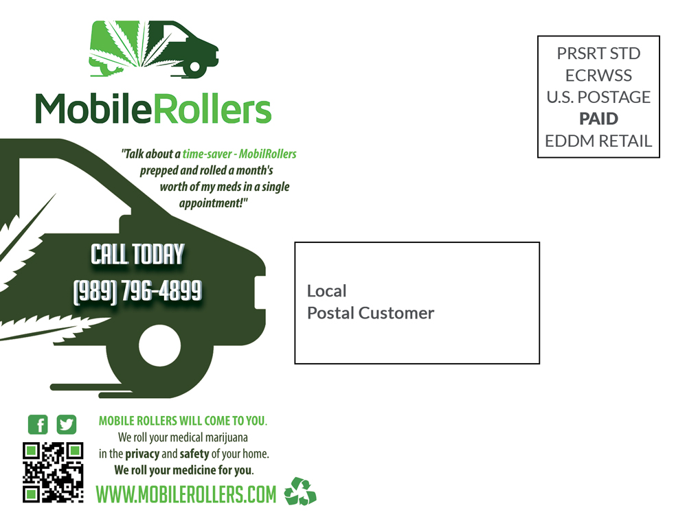 Postcard Design by Selda for Mobile Rollers | Design #8524126
