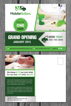 Postcard Design by creative.bugs for Mobile Rollers | Design: #8469461