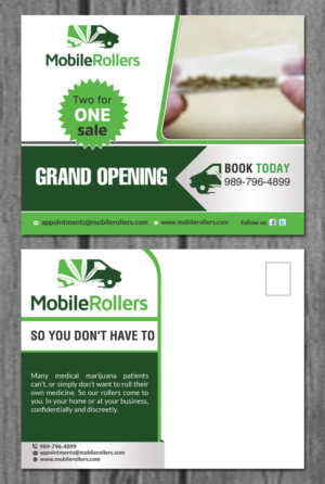 Postcard Design by creative.bugs for Mobile Rollers | Design: #8491061