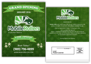 Postcard Design by citygirl17 for Mobile Rollers | Design: #8482392