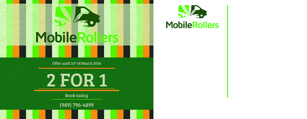 Postcard Design by kelly.bossinade for Mobile Rollers | Design #8498123