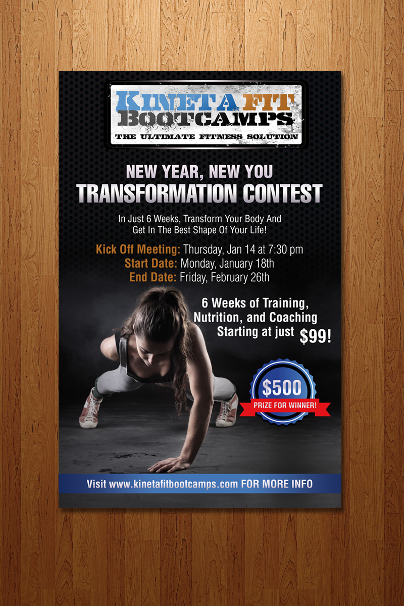 Poster Design by karixen for Kinetafit | Design #8477661
