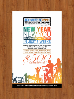 Poster Design by cb1318cb1318 for Kinetafit | Design #8513261
