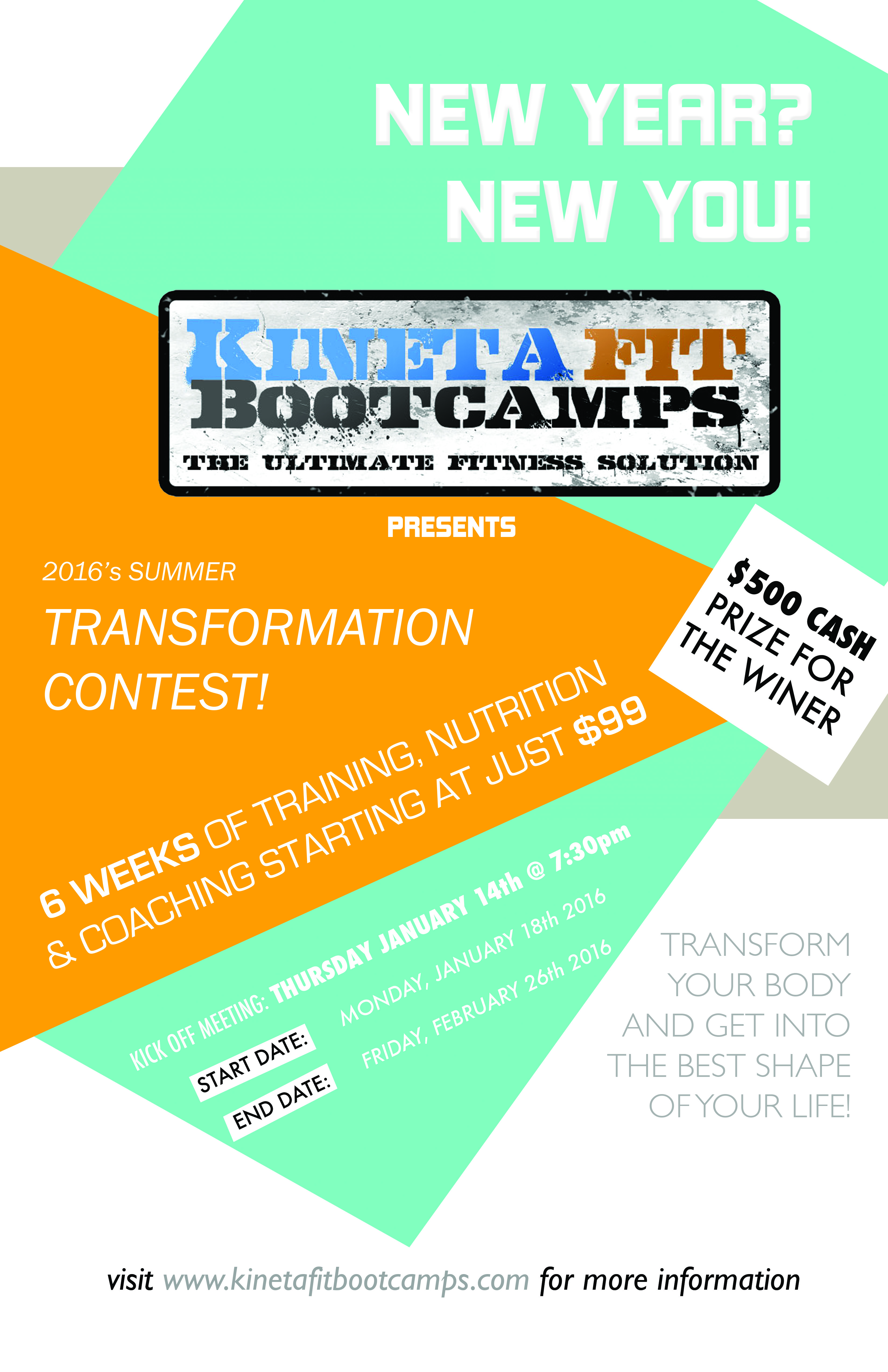 Poster Design by Adam Napoli for Kinetafit | Design #8468719