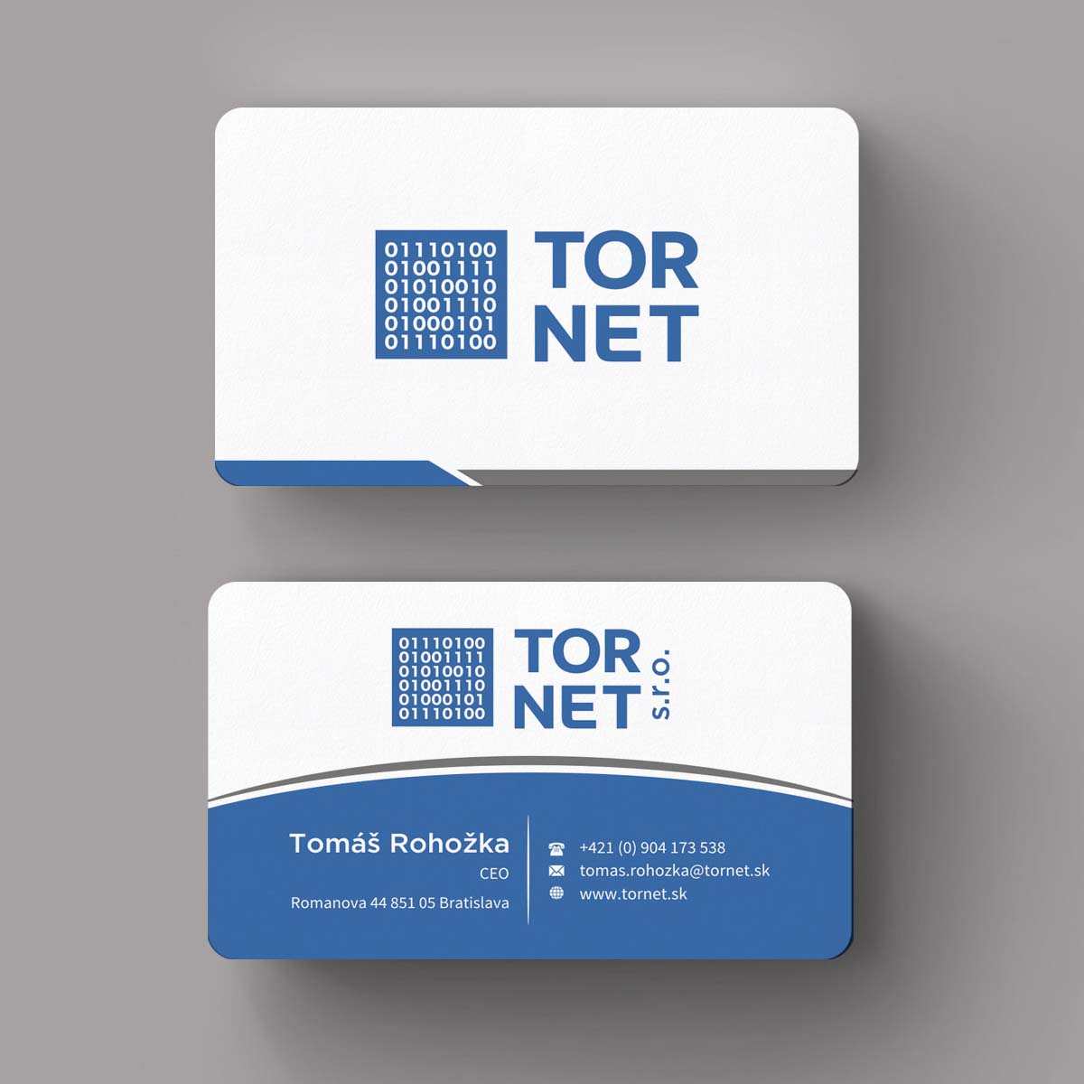 Diseño de Tarjeta de Presentación por INDIAN_Ashok para TORNET s.r.o. | Diseño #8468775