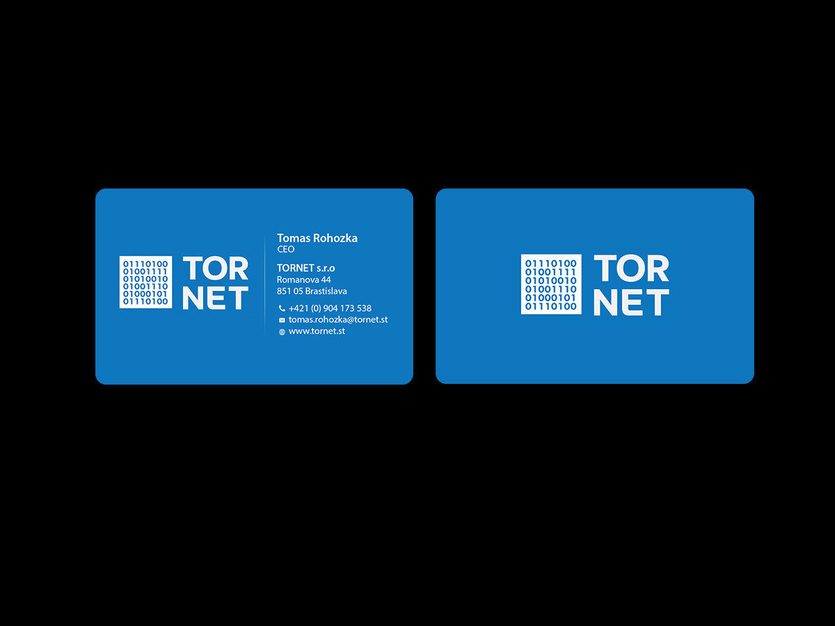 Business Card Design by Creations Box 2015 for TORNET s.r.o. | Design #8487928