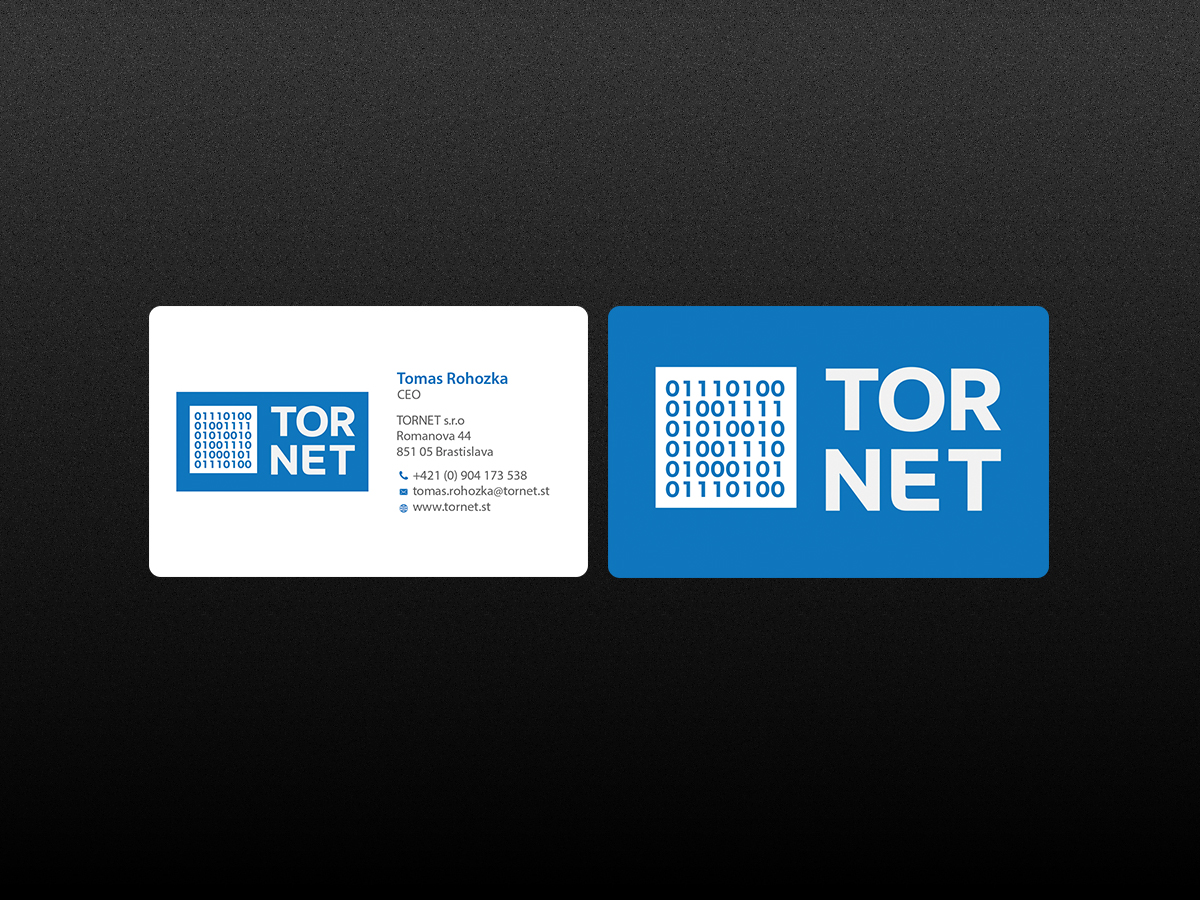 Business Card Design by Creations Box 2015 for TORNET s.r.o. | Design #8487940