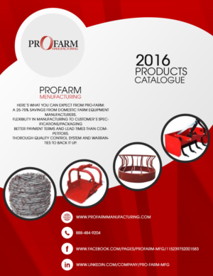 Catalogue Design by Design Founder for Pro Farm Mfg | Design: #9187119