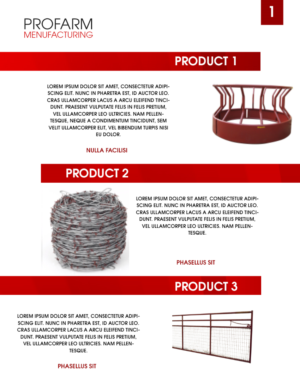 Catalogue Design by Design Founder for Pro Farm Mfg | Design: #9187121