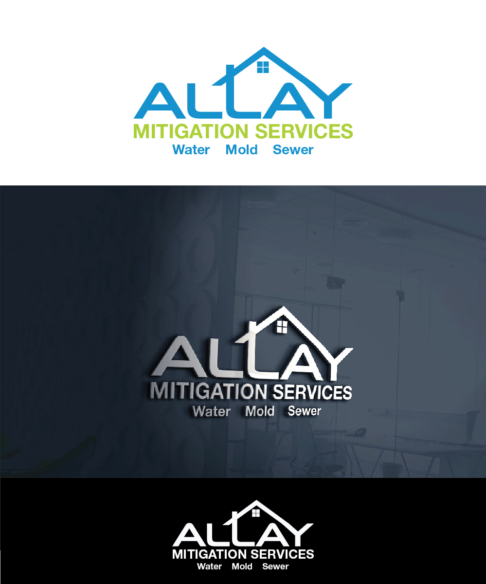 Diseño de Logo por joliau para Allay Mitigation Services | Diseño #8474985