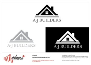 Logo Design by MadnessPlusGroup for AJ Builders | Design: #8468946