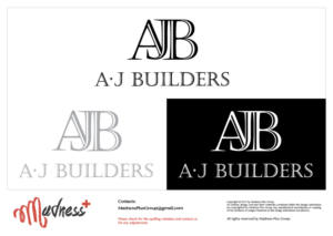 Logo Design by MadnessPlusGroup for AJ Builders | Design: #8468947