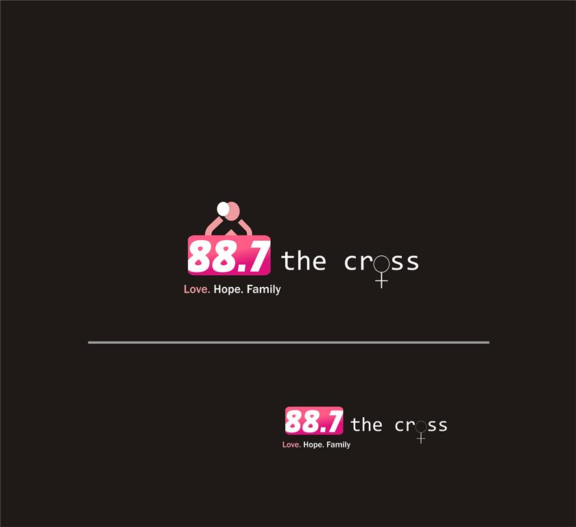 Diseño de Logo por alok bhopatkar para 88.7 The Cross | Diseño #443818